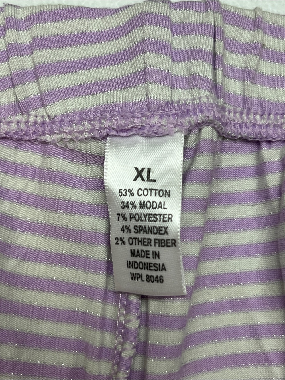 Alfani Intimates Long Sleeve and Pants Pajama Set in Lilac - Picture 8 of 12